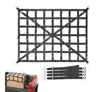 Red De Carga para Remolques 4" X Plataforma Camioneta La Se Estira hasta 12 18' Elástica Látex Malla Pequeña Automóviles ATV Barcos