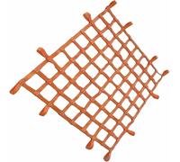 Red de carga resistente, red de elevación de poliéster con malla de 20 cm para operaciones de construcción, mudanza, remolque y aparejo
