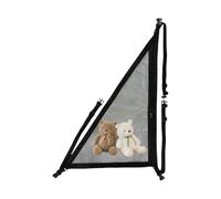 Red de carga triangular para techo de coche | Correas ajustables, accesorios interiores de automóvil que ahorran espacio para viajes de larga distancia, camping