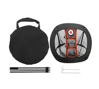 Red De Chip Interior | Nylon Plegable con De Almacenamiento - Redes de Golf para Chip en Jardín - para Practicar Golpe Y Swing En Interior Y Exterior Hombres Mujeres Golfistas Niños