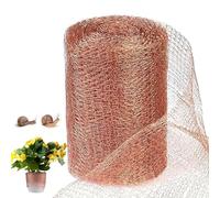 Red de cobre de 12,7 cm x 11 m, 100 % red de cobre pura, cinta de cobre enrollada contra caracoles, bancal alto, malla de cobre para construir agujeros, protección de plantas para jardín y casa