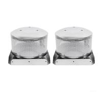 Red de combustión para calentador de patio y reemplazo de base, pantalla de emisor de doble cubierta de acero inoxidable 304 de 7 pulgadas para calentadores de patio de propano pirámide (distancia del