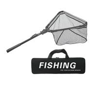 Red de con mosca para truchas, 16 x 12 pulgadas, aleación de aluminio, plegable, equipo profesional, red para barcos, kayaks, canoas, ríos, proporciona un gran regalo para novio, marido, padre