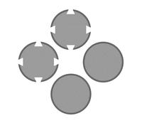 Red de cubierta de polvo para PS5 Pro consola edición óptica edición digital, filtro de polvo, kit de cubierta protectora de polvo, cubierta de malla (2Circle+2Shield)