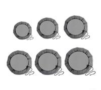 Red de cubo de lluvia con cordón para cubierta de cubo de agua, tapa de malla que evita la suciedad y las moscas, manteniendo el agua almacenada limpia y segura (90 cm)