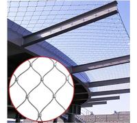 Red de Cuerda Acero Inoxidable, Red protección antirrobo y caídas, límites Flexible Resistente a Impactos