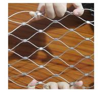 Red de cuerda de acero inoxidable 304 para balcón, 1,2 x 7 m, valla duradera para animales y aves de corral, malla de 4 cm, protección de seguridad al aire libre, resistente a la intemperie, red de