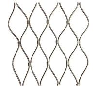 Red de Cuerda de Acero Inoxidable 304 para protección contra caídas Desde Gran Altura, Red Flexible para jaulas de Aves de Corral, Ideal para Jardines, Granjas y escaleras de Balcones (Malla