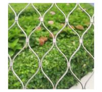 Red de cuerda de acero inoxidable 304, red de seguridad flexible para límites de jardín, valla de protección contra caídas, red de seguridad de área de juego de 10 cm/2 mm (1 x 15 m)