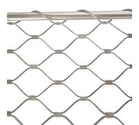 Red de cuerda de alambre de cable de acero inoxidable, malla de cuerda flexible, red de cuerda de protección de seguridad para barandilla de balcón de escalera, barrera para animales, red de jardín (