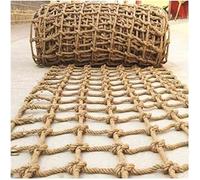 Red de Cuerda de Cáñamo para Seguridad y Decoración, Escalera de Cuerda para Niños y Mascotas, Red de Cuerda Versátil, Red Protectora para Barandillas d(Size:1mx2m(3.2x6.5ft),Color:malla cuadrada)