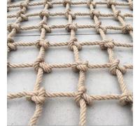 Red de Cuerda de Cáñamo para Seguridad y Decoración, Escalera de Cuerda para Niños y Mascotas, Red de Cuerda Versátil, Red Protectora para Barandillas d(Size:1mx3m(3.2x9.8ft),Color:malla cuadrada)