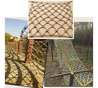 Red de cuerda de entrenamiento de pájaros personalizable para niños, red de escalada resistente para parques infantiles al aire libre, escalera de casa del árbol, 2 m x 9 m, perfecta para aventuras en