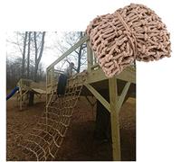 Red de cuerda de escalada resistente para casa de árbol, red de carga para interiores y balcones, protección de barandilla para niños, redes de seguridad anticaídas, hamaca oscilante, red de puente de