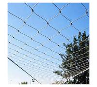 Red de cuerda flexible acero inoxidable 304, malla alambre, 10 cm/2 mm, protección for balcones, red anticaída(WxL:2.5x7m)