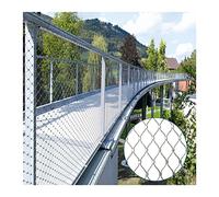 Red de cuerda flexible para protección de jardín y granja, barrera de animales con conexiones a presión