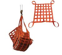 Red de elevación de Carga, Red Colgante para Remolque y elevación, Reds de elevación de Eslinga Plana de poliéster(2 X 2M/Mesh 15cm/Load 2.5t)