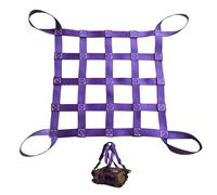 Red De Elevación De Carga: Red De Elevación De Eslinga Plana De Nailon, Bolsa De Carga Resistente Al Desgarro, Correas De Red De Elevación Para Manipulación De Materiales(1 X 1M/Mesh 10cm/Load 1t)