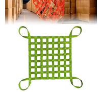 Red de elevación de carga: red de poliéster for colgar cargas, redes de eslinga de carga de nailon resistentes al desgarro(4 X 4M/Mesh 20cm/Load 3.5t)