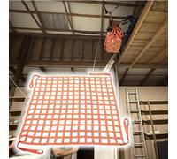 Red de elevación de poliéster, Correas de Carga de elevación Tamaños 1x1m-4x4m Carga 300kg-3.5t(1 X 1M/Mesh 10cm/Load 1t)