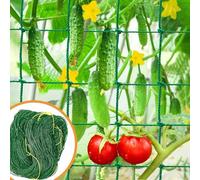 Red de enrejado para plantas trepadoras, resistente red para plantas trepadoras, guisantes, tomates, plantas de vino, red de cultivo al aire libre (2,9 x 1,8 m)