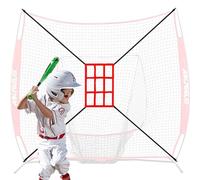 Red De Entrenamiento De Béisbol: Red De Rebote Todo En para Práctica De Bateo, Lanzamiento Fildeo, para Béisbol Softbol | Diseño Emergente Portátil para Ejercicios De Patio, Parque Y Equipo Pa