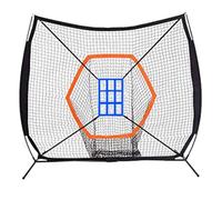 Red de entrenamiento de softbol de béisbol: gran red de red para lanzamiento, bateador, campo | Equipo de práctica de béisbol plegable para jóvenes y adultos, coger la cola