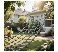 Red de escalada al aire libre para gimnasios de la selva, accesorio de parque infantil para niños, 1 x 2 m para carreras de obstáculos y entrenamiento de aventura