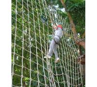 Red de escalada al aire libre para niños y adultos, red de carga de seguridad de 4 m para balcón, parque infantil y aventura. Red deportiva duradera para juego activo y diversión segura
