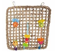 Red de escalada con juguetes para pájaros - Duvo Plus