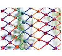 Red de escalada de alto rendimiento para niños y mascotas, balcón de seguridad y valla de escalera, uso en interiores y exteriores, 1 x 2 m, malla de cuerda, resistente y segura