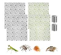 Red de escalada de araña saltarina, accesorio de escalada de malla para hábitat de terrario, tarántula mantis rezante, red de enriquecimiento decorativa, para criadores, guardianes, escuelas, refugios