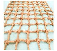 Red de escalada de seguridad al aire libre para niños, red de carga de 4 x 6 m, cuerda de cáñamo para balcón y valla protectora de escaleras, ideal para parque infantil y decoración del hogar (malla