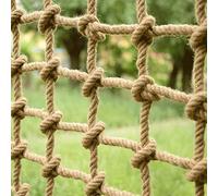 Red de escalada de seguridad para niños, 8 mm de grosor, red de cuerda anticaídas para parques infantiles y jardines al aire libre, red de seguridad duradera de 2 x 6 m para zonas de juego para niños