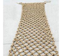 Red de escalada duradera para niños, malla de seguridad de cuerda al aire libre para casas de árboles, jardines y entrenamiento, equipo de juego y aventura personalizable