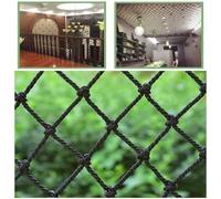 Red de escalada para niños, 6 x 8 m, red de seguridad para casa de árbol, cuerda de cáñamo, barandilla, equipo de juego al aire libre, red de seguridad para niños para escalada y juego