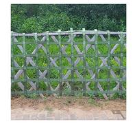 Red de escalada para niños al aire libre, escalera de cuerda C de 2 x 2 m y cincha para gimnasio de la selva, juego de columpio, casa de árbol, pista de obstáculos, slackline, diversión verde y