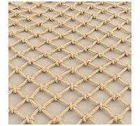 Red de Escalada para niños Seguridad de Carga al Aire Libre Red Anti-caída Adultos Fitness Red de Yute Red de cáñamo de Yute 6 mm * 15 cm Escalera de Cuerda de Carga(Size:1x10m)