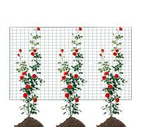 Red de escalada para plantas, 78,74 x 118,11 pulgadas, pepinos, red para protección de frutas, soporte de flores, red para verduras, invernadero, jardín, terraza, paisaje interior