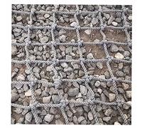 Red de escalada resistente para seguridad en el parque infantil y en la casa del árbol, cuerda de 8 mm de diámetro, malla de 10 x 10 cm