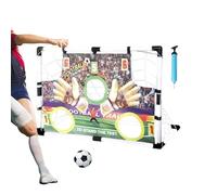 Red de Fútbol para Niños - Altura Ajustable en 3 Posiciones con Red Juguete Deportivo de Fútbol | Juguete de Portería para Práctica - para Ejercicio y Entrenamiento en Interior Exterior Patio y Áreas