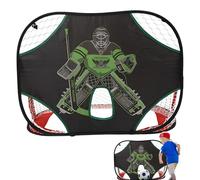 Red de fútbol plegable para niños, portería de fútbol emergente multifunción para niños pequeños para entrenamiento de fútbol en la playa en el patio trasero