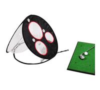 Red de golpeo de Golf, Entrenamiento de Triple Objetivo, 65 x 60 cm, Red de golpeo de Golf, configuración de Alfombrilla de práctica de, diseño fácil de Viajar, para Hombres, golfistas