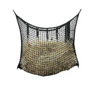 Red de heno para caballos - Red de alimentación lenta, bolsa de heno resistente a las lágrimas | Red de heno duradera con agujeros pequeños de 3 cm, red de alimentación de gran capacidad para ponis