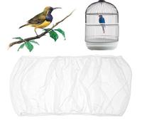 Red De Jaula para Pájaros,Protector Malla Nailon Antipolvo,Falda para Jaula de Loros | para Pinzón, Agapornis, Loro Gris Africano, Cacatúa NINFA, Miná, Guacamayo, Interior, Exterior, Camping