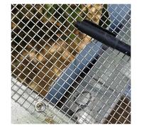 Red de malla de acero inoxidable de 1 m/1 mm, malla de seguridad universal para recinto de aves de corral (0,8 x 4 m) y protección segura para ganado