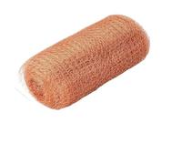 Red de malla de cobre para el hogar y el jardín, 12,7 cm x 10 m, ideal para soporte de plantas, reparación de tuberías al aire libre, red de alambre de metal resistente al óxido.