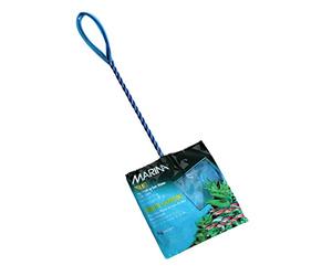 Red de Malla Fina Blanca para acuarios Marina, S, 8 x 10 cm - 25 cm