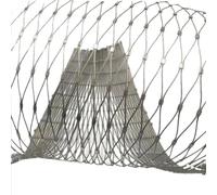 Red de malla flexible de acero inoxidable para seguridad a gran altitud y recintos de animales