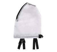 Red de Malla para Cabeza de Perro, Protector de Malla de Seguridad para Perros, bozal antimasticación, bozal a Prueba de arañazos con Cremallera, Evita mordeduras, mordeduras, Aseo